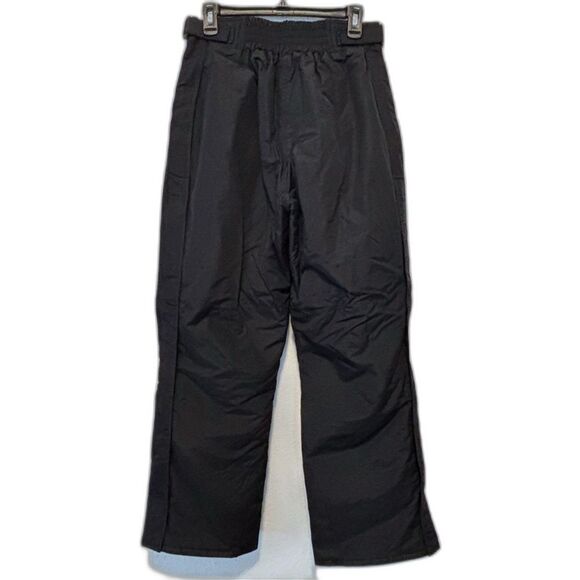 Black Slalom Snow Pants Insulated Knee Patches Size Women’s Large Vintage - Picture 2 of 7